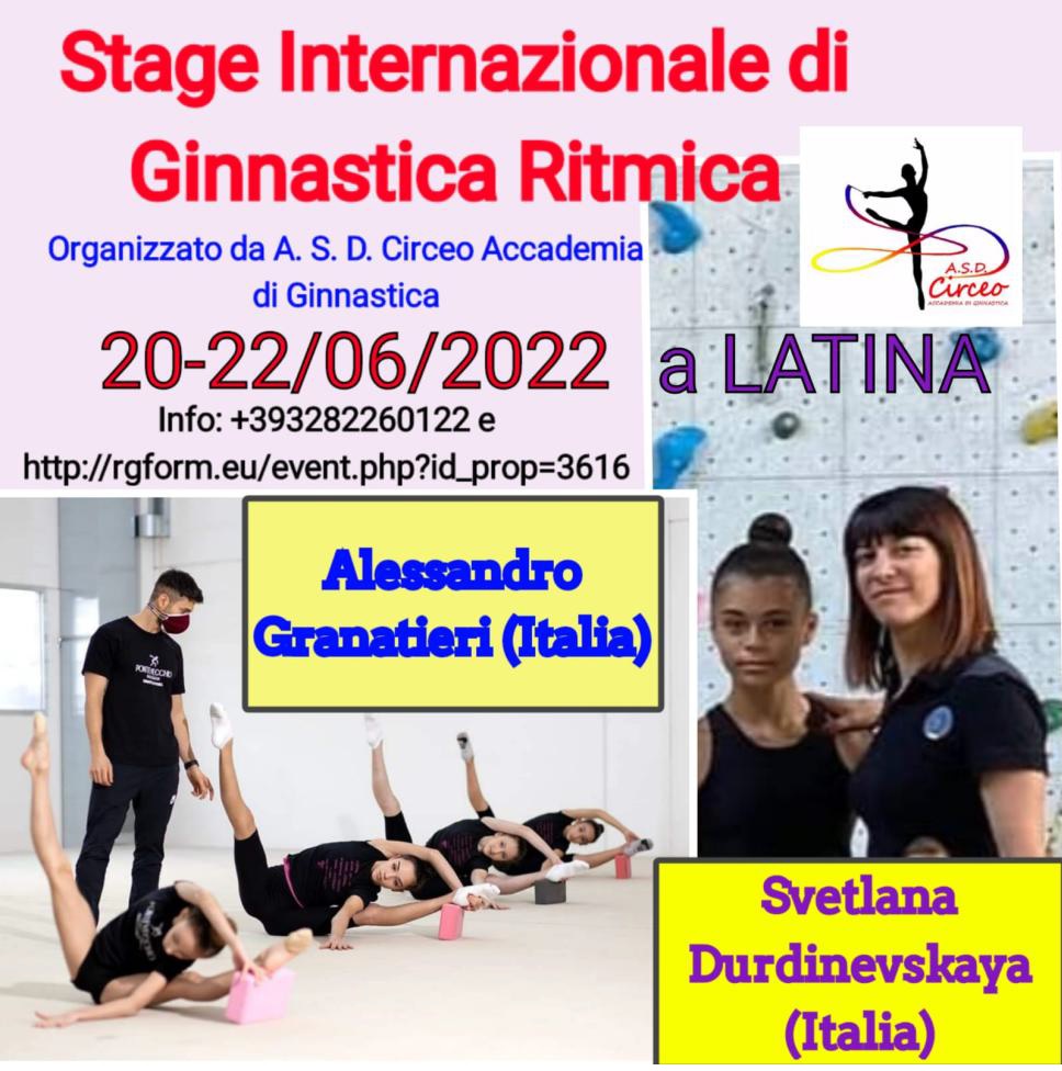 Stage Internazionale 2022 A.S.D. Circeo Accademia di ginnastica